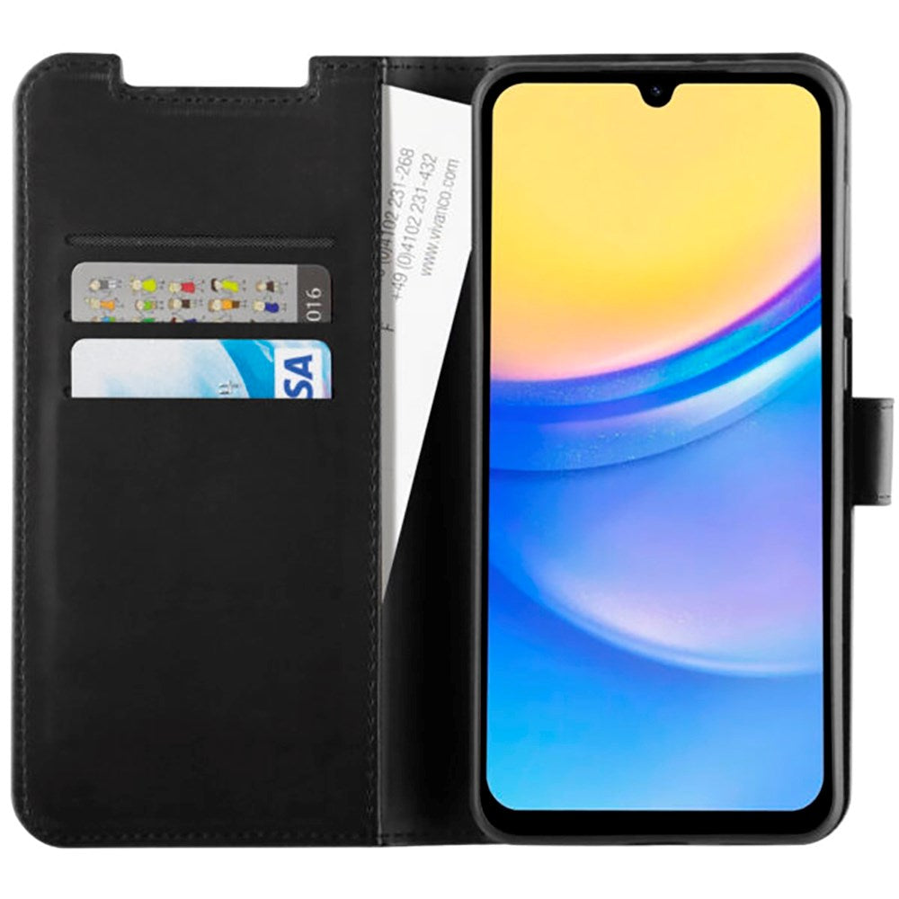 OnePlus 12  Vivanco Classic Wallet Flip Cover m. Kortholder - Sort