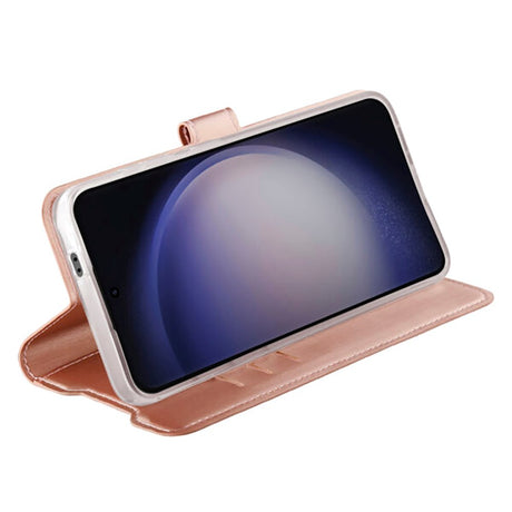 Samsung Galaxy S24 Vivanco Classic Wallet Flip Cover m. Kortholder - Rose Gold