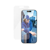 iPhone 16 Pro PanzerGlass Classic Fit Beskyttelsesglas m. EasyAligner - Platinum Strength - Gennemsigtig