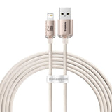 Baseus Crystal Shine Kabel USB-C til Lightning 12W - 2m - Lyserød