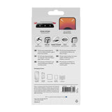 X2O iPhone 18 Pro / 17 Pro / 16 Pro Hærdet Glas Skærmbeskyttelse - Gennemsigtig / Sort Kant