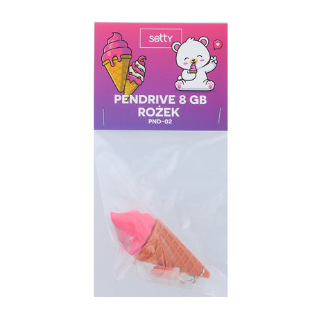 Setty USB Stik m. 8 GB - Isvaffel