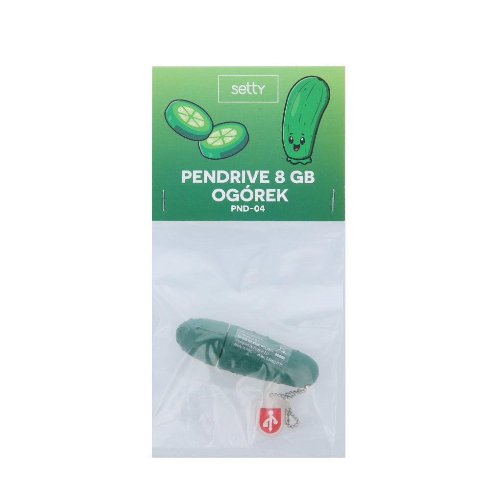 Setty USB Stik m. 8 GB - Agurk