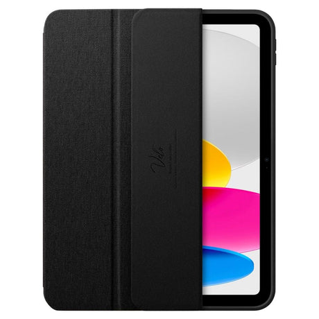 iPad 10.9" (2022) Spigen Urban Fit Stof Flip Cover m. Pen Holder - Sort