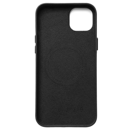 Mujjo iPhone 14 Plus Leather Cover - MagSafe Kompatibel - Sort