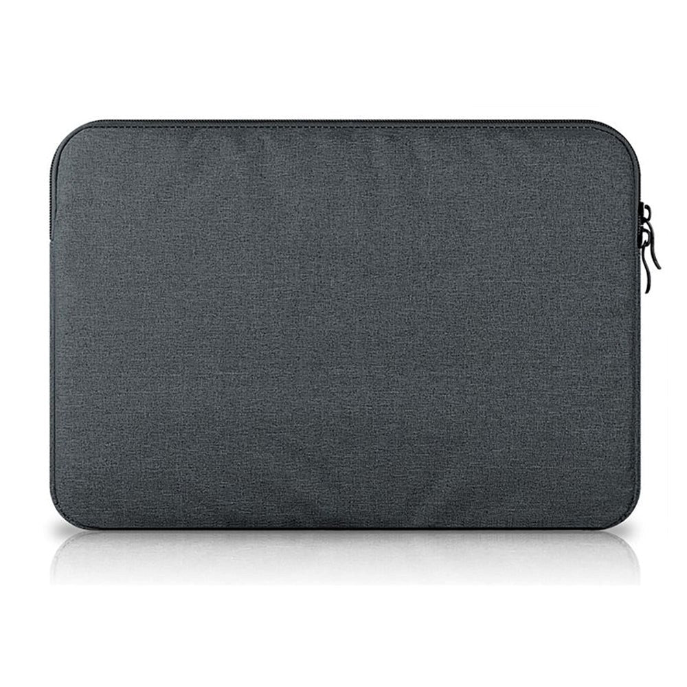 Tech-Protect Stof Laptop Sleeve 15-16" m. Ekstra Lomme (36 x 27 cm) - Mørkegrå