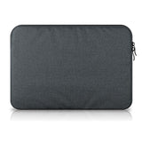 Tech-Protect Stof Laptop Sleeve 15-16" m. Ekstra Lomme (36 x 27 cm) - Mørkegrå