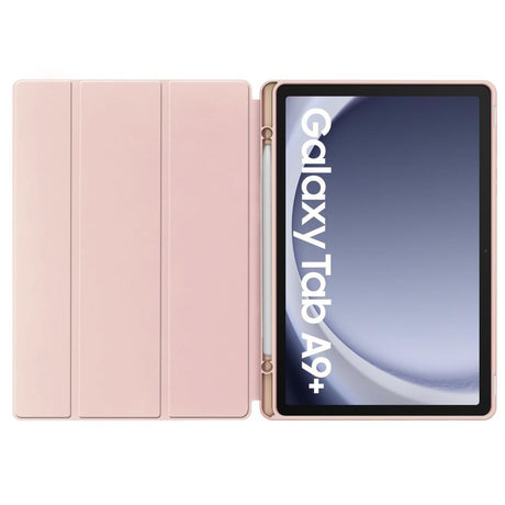 Samsung Galaxy Tab A9+ (Plus) Tech-Protect SC Tri-Fold Cover - Lyserød