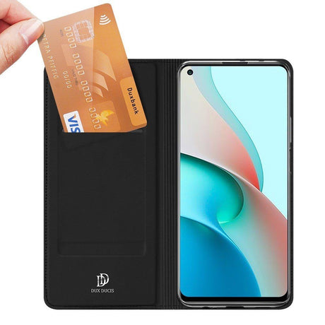 Xiaomi Redmi Note 9T (5G) DUX DUCIS Skin Pro Series Thin Wallet Cover - Sort (DEMO)