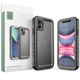 iPhone 11 Tech Protect Vandtæt Cover - Gennemsigtig / Sort