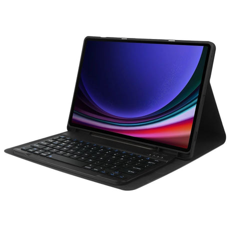 Samsung Galaxy Tab S9 FE+ (Plus) Tech-Protect Keyboard Cover m. Pencil Holder - Engelsk Layout - Sort