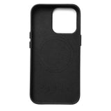 Mujjo iPhone 14 Pro Leather Cover - MagSafe Kompatibel - Sort