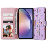 Samsung Galaxy A54 (5G) Tech-Protect Flip Wallet m. Pung - Garden Violet