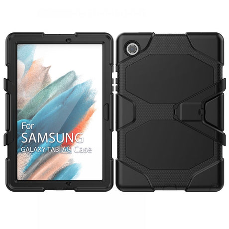 Samsung Galaxy Tab A8 10.5" (2021) Tech-Protect Survive Cover m. Beskyttelsesfilm & Kickstand - Sort