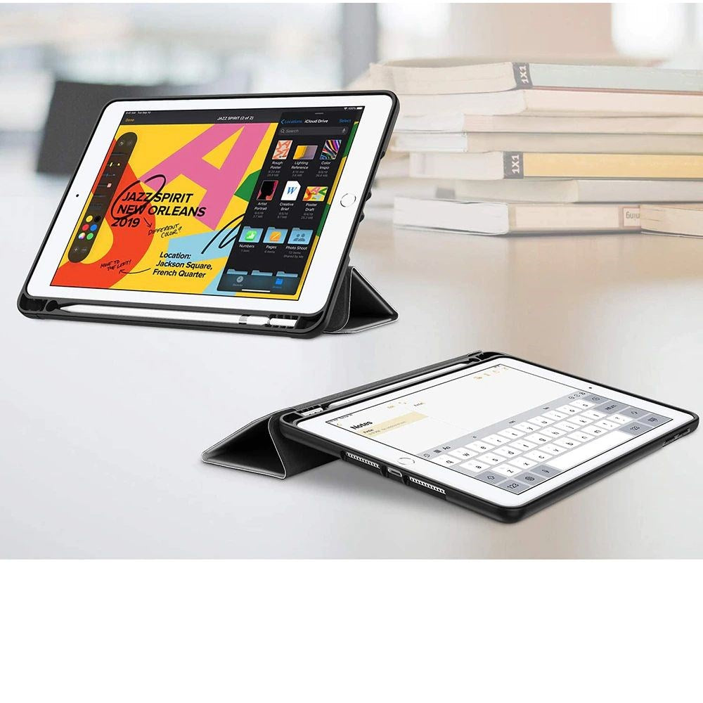 Tech-Protect Smartcase iPad 10.2'' (2019 / 2020 / 2021) Tri-fold Cover m. Pen Holder - Grøn