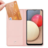 Samsung Galaxy A03s DUX DUCIS Skin Pro Series Thin Wallet Flip Cover - Rose Gold