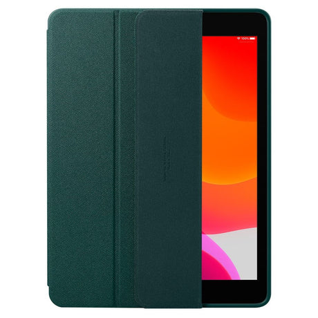 iPad 10.2" (2021 / 2020 / 2019) Spigen Urban Fit Stof Cover m. Pen Holder - Grøn