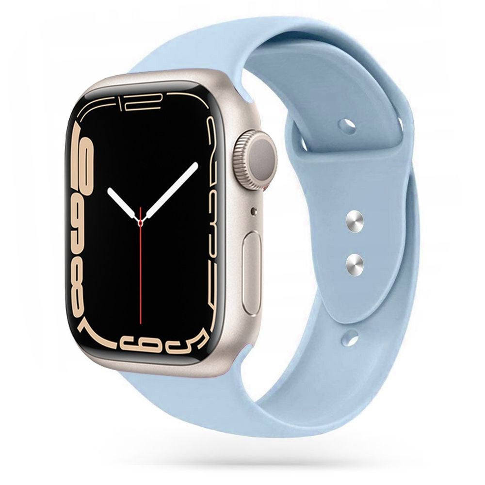 Apple Watch (38/40/SE/41/42mm) Tech-Protect Icon Band Silikone Rem - Lyseblå