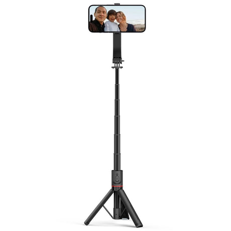 Tech-Protect L04S Selfiestang m. Tripod & Bluetooth - MagSafe Kompatibel - Sort