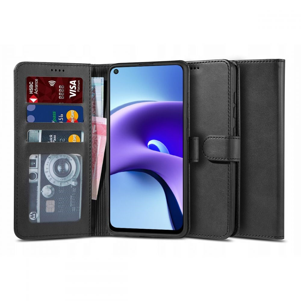 Xiaomi Redmi Note 9T (5G) Tech-Protect Læder Wallet 2 - Sort