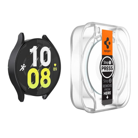 Spigen Samsung Galaxy Watch 7 / 6 (44mm) EZ Fit GLAS.tR Skærmbeskyttelse - 2-Pak - Gennemsigtig