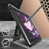 Samsung Galaxy Tab S8 / S7 Håndværker Cover - Supcase Unicorn Beetle Pro Cover m. Beskyttelsesfilm - Sort