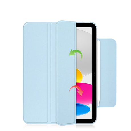 iPad 10.9" (2022) Tech-Protect Smartcase Magnetisk Cover Tri-fold - Lyseblå