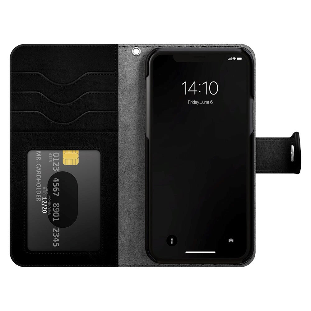 iDeal Of Sweden iPhone 14 / 13 Magnet Wallet+ Flip Cover - Sort