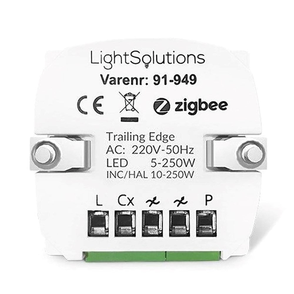 Light Solutions - ZigBee 250W Dreje Lysdæmper til LK FUGA Kontakt - Hvid