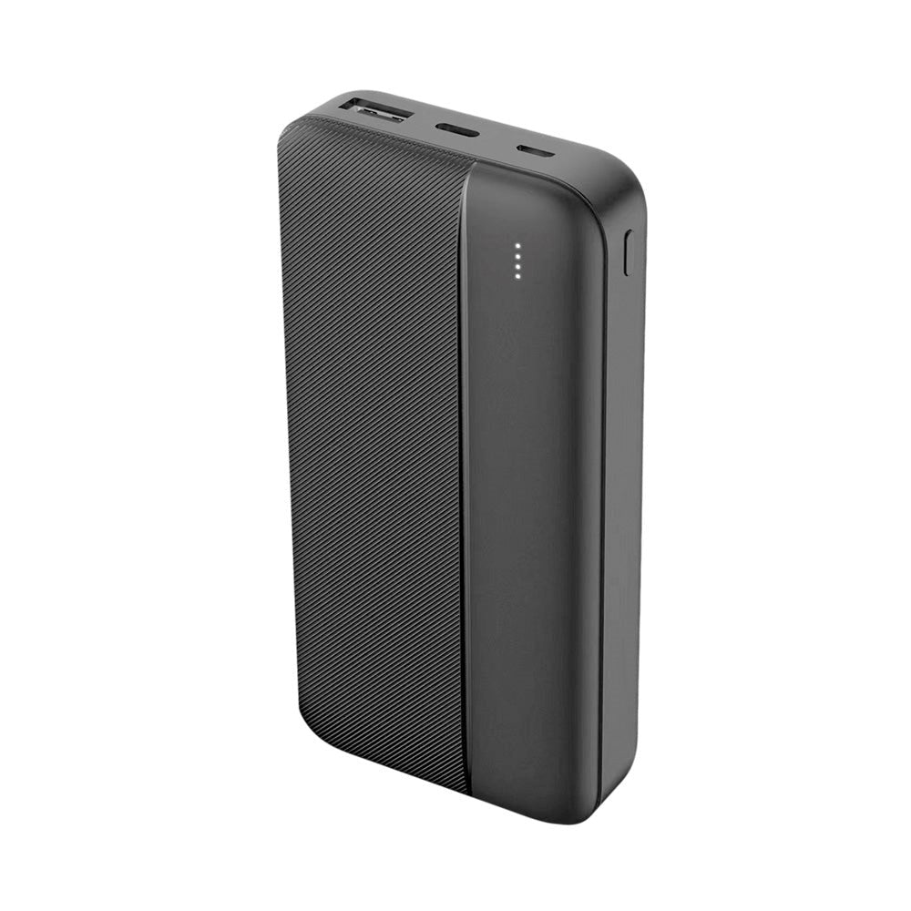 Maxlife MXPB-02 Powerbank 20W m. USB-A, USB-C & Micro-USB - 20.000 mAh - Sort