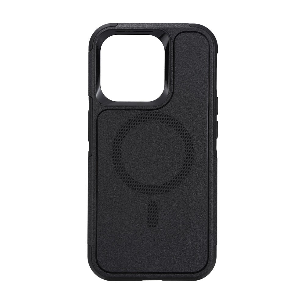 iPhone 15 Pro Essentials Rugged Bagside Cover - MagSafe Kompatibel - Sort