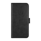 iPhone 16 Pro Max Essentials Kunstlæder Flip Cover - Sort