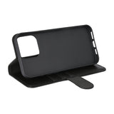 iPhone 16 Pro Max Essentials Kunstlæder Flip Cover - Sort