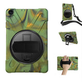 Samsung Galaxy Tab A 10.1" (2019) Håndværker Cover m. Håndholder & Skulderstrop - Camouflage