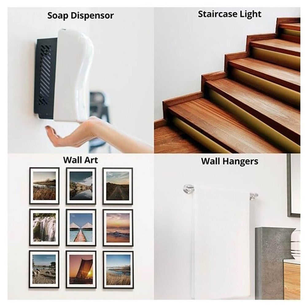 Light Solutions - Dobbeltklæbende Tape 3M VHB - 8mm Bredt - 5m - Gennemsigtig