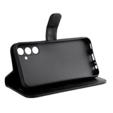 Samsung Galaxy A15 (5G) / A15 RadiCover Vegansk Læder Flip Cover - 86% Strålingsbeskyttelse - Sort