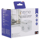 T'NB - 7-i-1 Stikdåse m. 3 x Udtag / 2 x USB-C / 2 x USB-A - Hvid