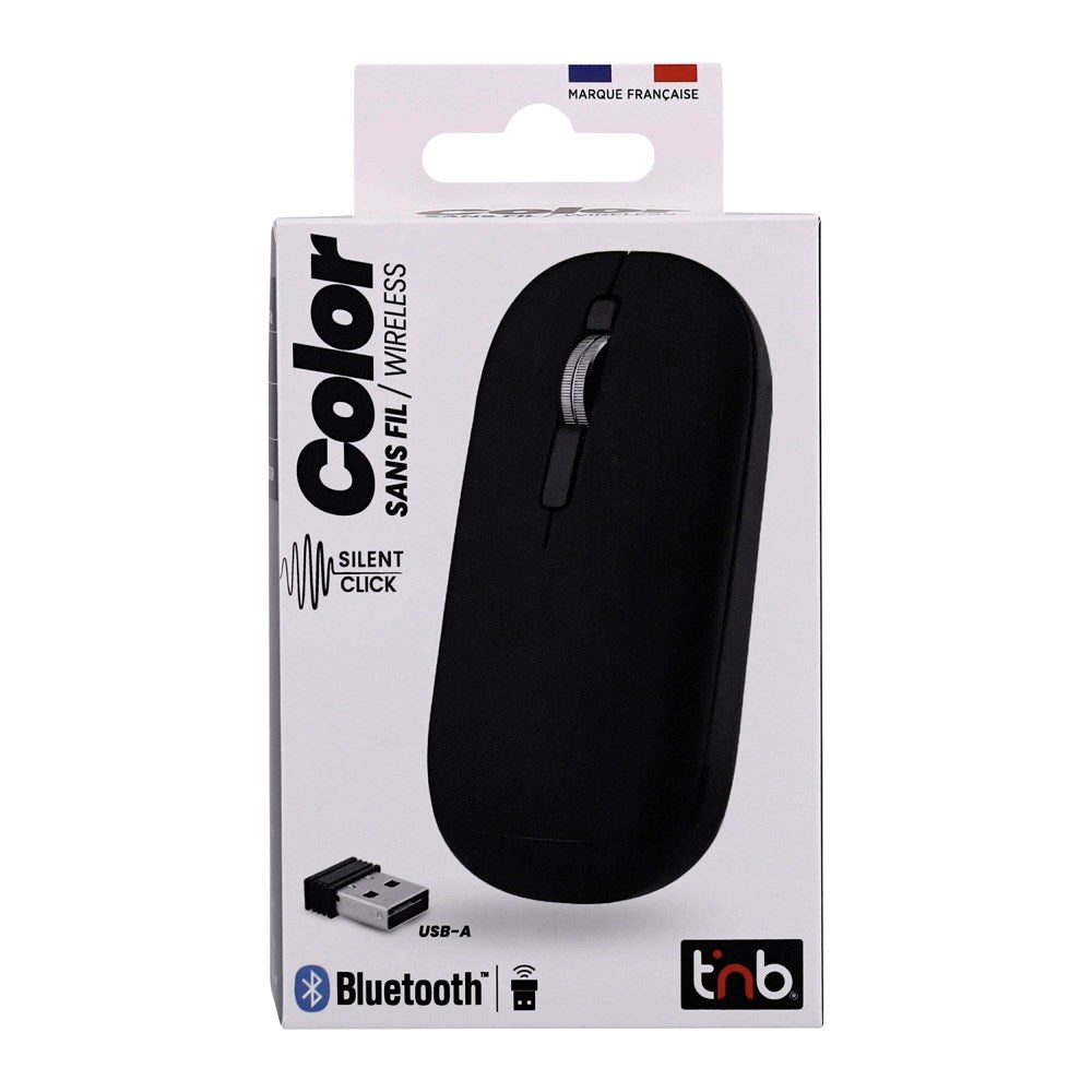 T'NB Trådløs Bluetooth Mus - Fingerrem - Sort