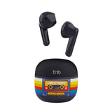 T'NB ORIGIN Trådløse In-Ear Headset m. Opladningsetui - Kassettebånd Design