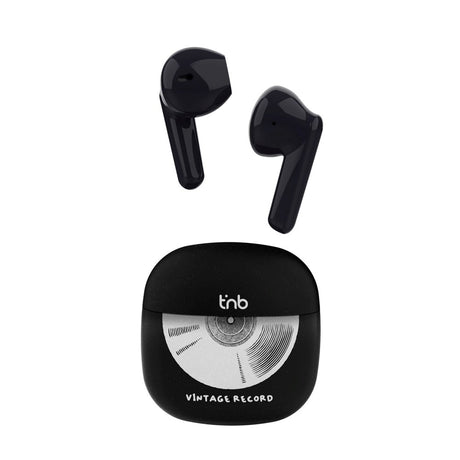 T'NB ORIGIN Trådløse In-Ear Headset m. Opladningsetui - Vinyl Design