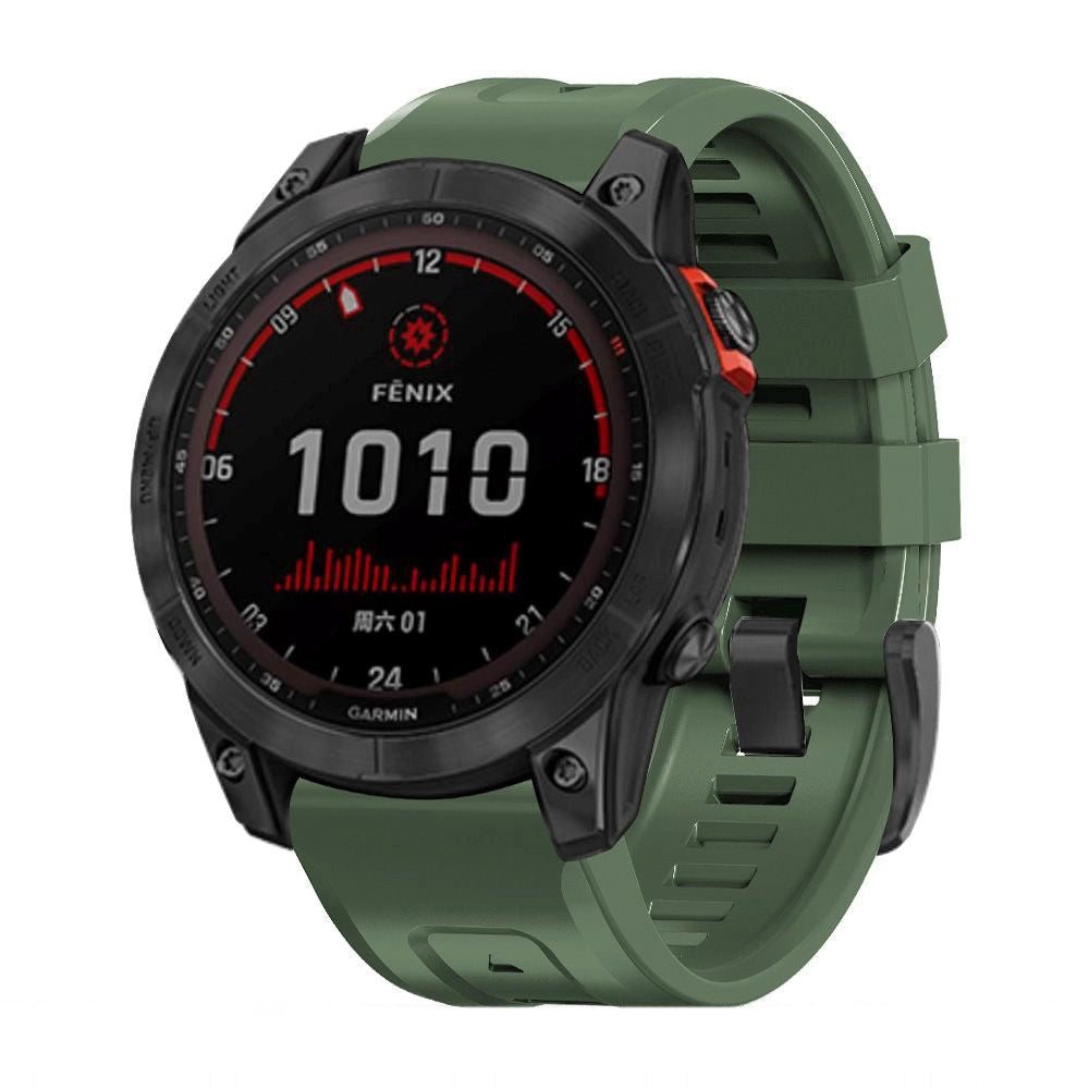 Universal Garmin 26mm QuickFit Tech-Protect Icon Band Rem - Mørkegrøn