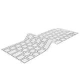 Philbert MacBook Air (A1932) Keyboard Cover m. Dansk Tastatur - Transparent / Black