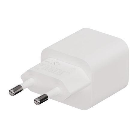 X2O Vægoplader m. 1x USB-C & 1x USB-C Kabel - 1.2m / 20W - Hvid