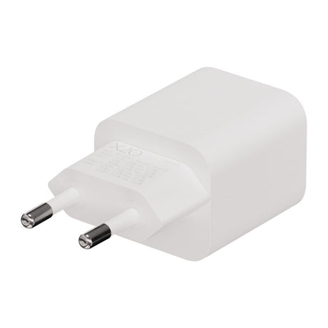 X2O Vægoplader m. 1x USB-A & 1x USB-C - 20W - Hvid