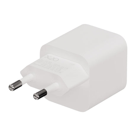 X2O GaN Vægoplader m. 2x USB-C - 45W - Hvid