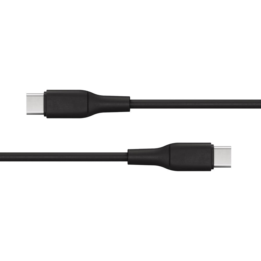 X2O Superflex USB-C til USB-C Kabel - 1.5m / 60W - Sort