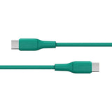X2O Superflex USB-C til USB-C Kabel - 1.5m / 60W - Grøn