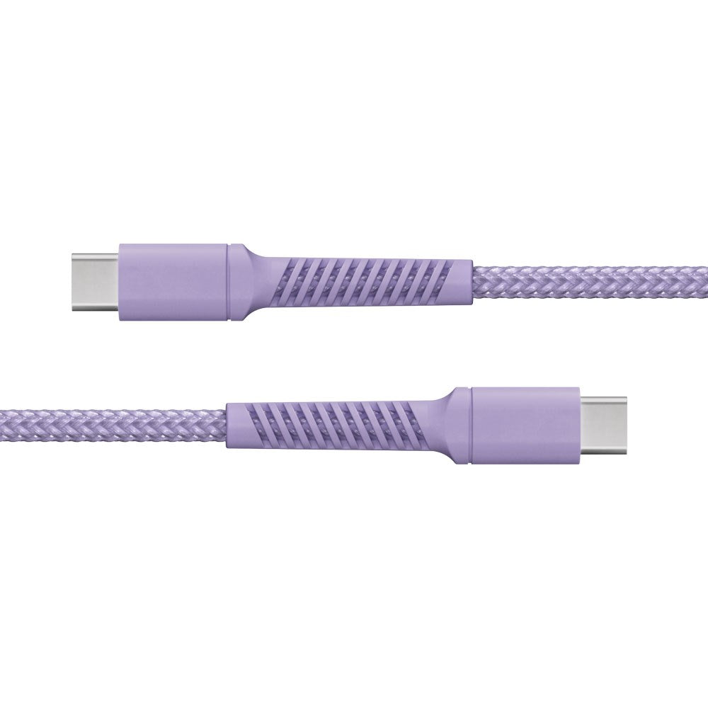 X2O Longlife USB-C til USB-C Kabel - 2m / 100W - Lilla