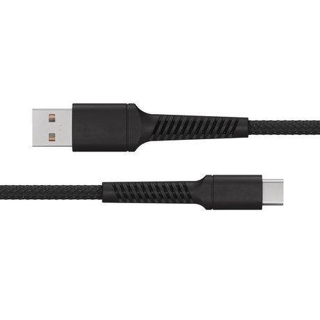 X2O Longlife USB-A til USB-C Kabel - 2m / 60W - Sort