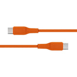 X2O Superflex USB-C til USB-C Kabel - 1.5m / 60W - Orange